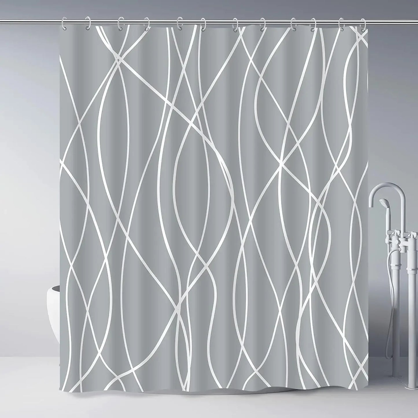 Rideau de douche Gris