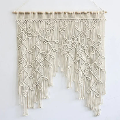 Rideau macramé