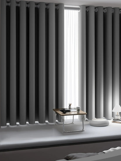 Rideau occultant gris anthracite