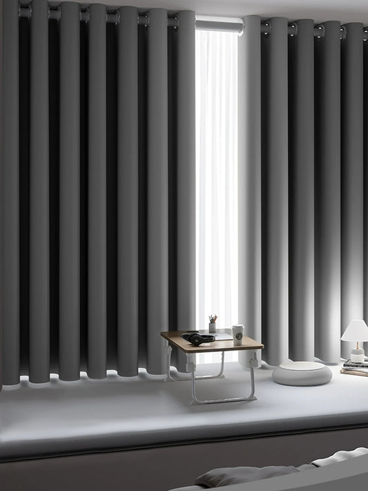 Rideau occultant gris anthracite