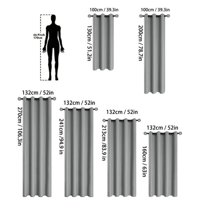 Rideau occultant extérieur gris extérieur
