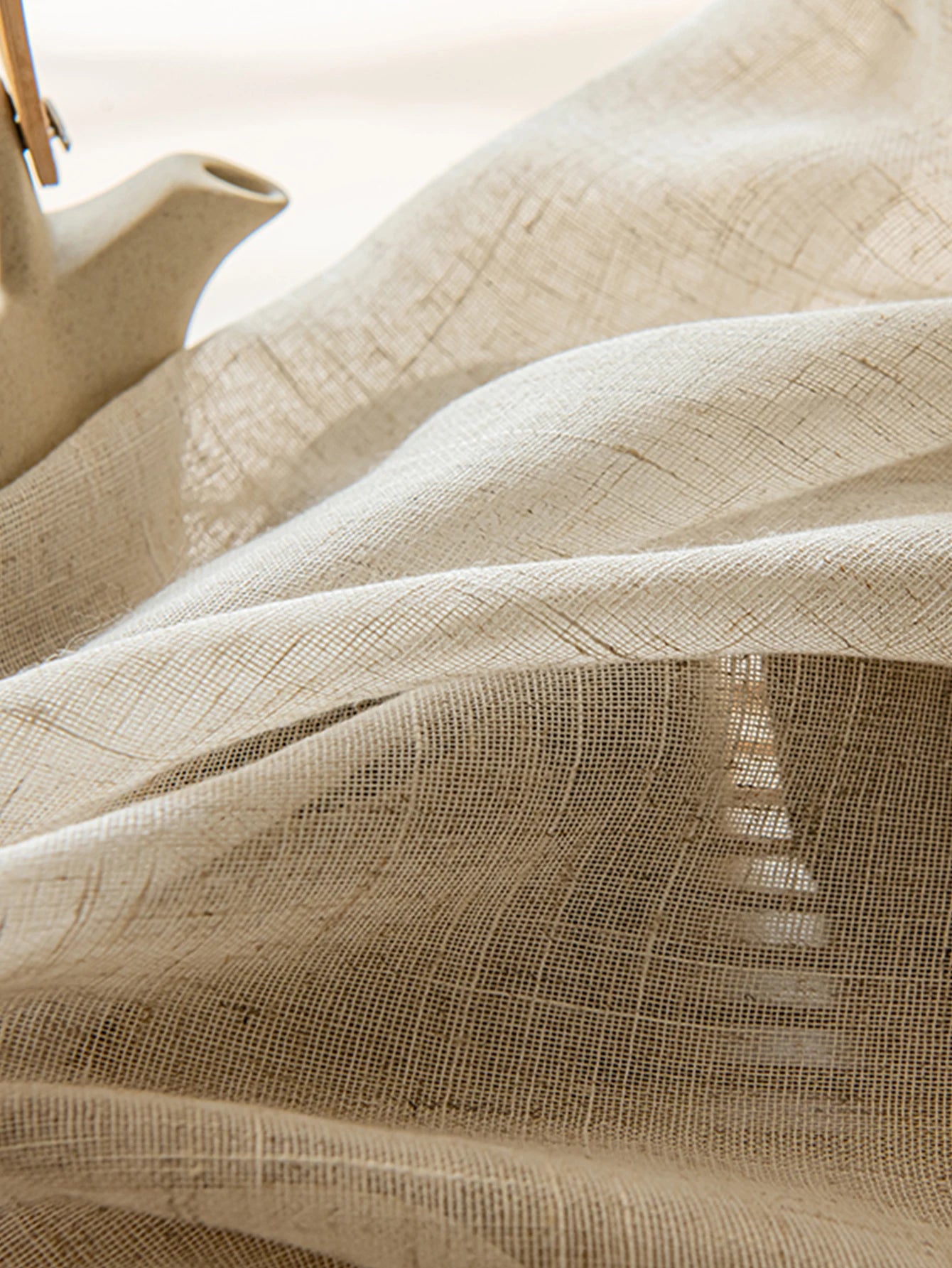 Rideaux lin naturel