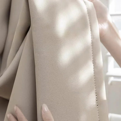 Rideau occultant beige
