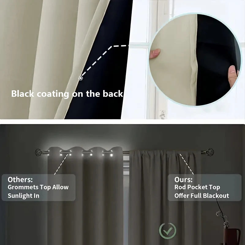 Rideau blackout thermique