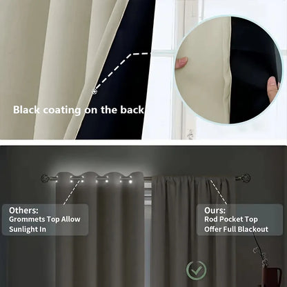 Rideau blackout thermique