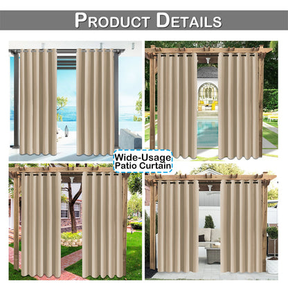 Rideau imperméable extérieur