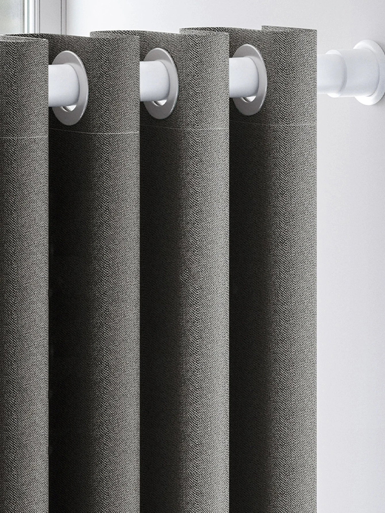Rideau occultant gris anthracite