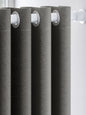 Rideau occultant gris anthracite