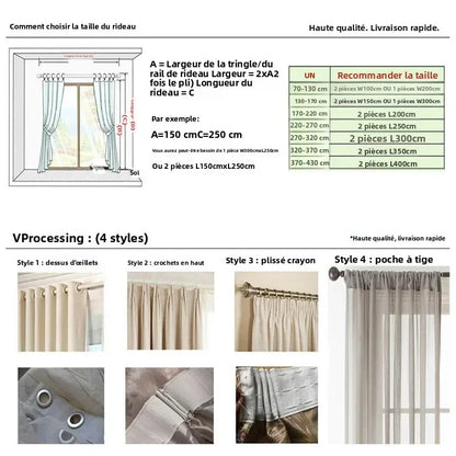 Rideau Isolant Phonique