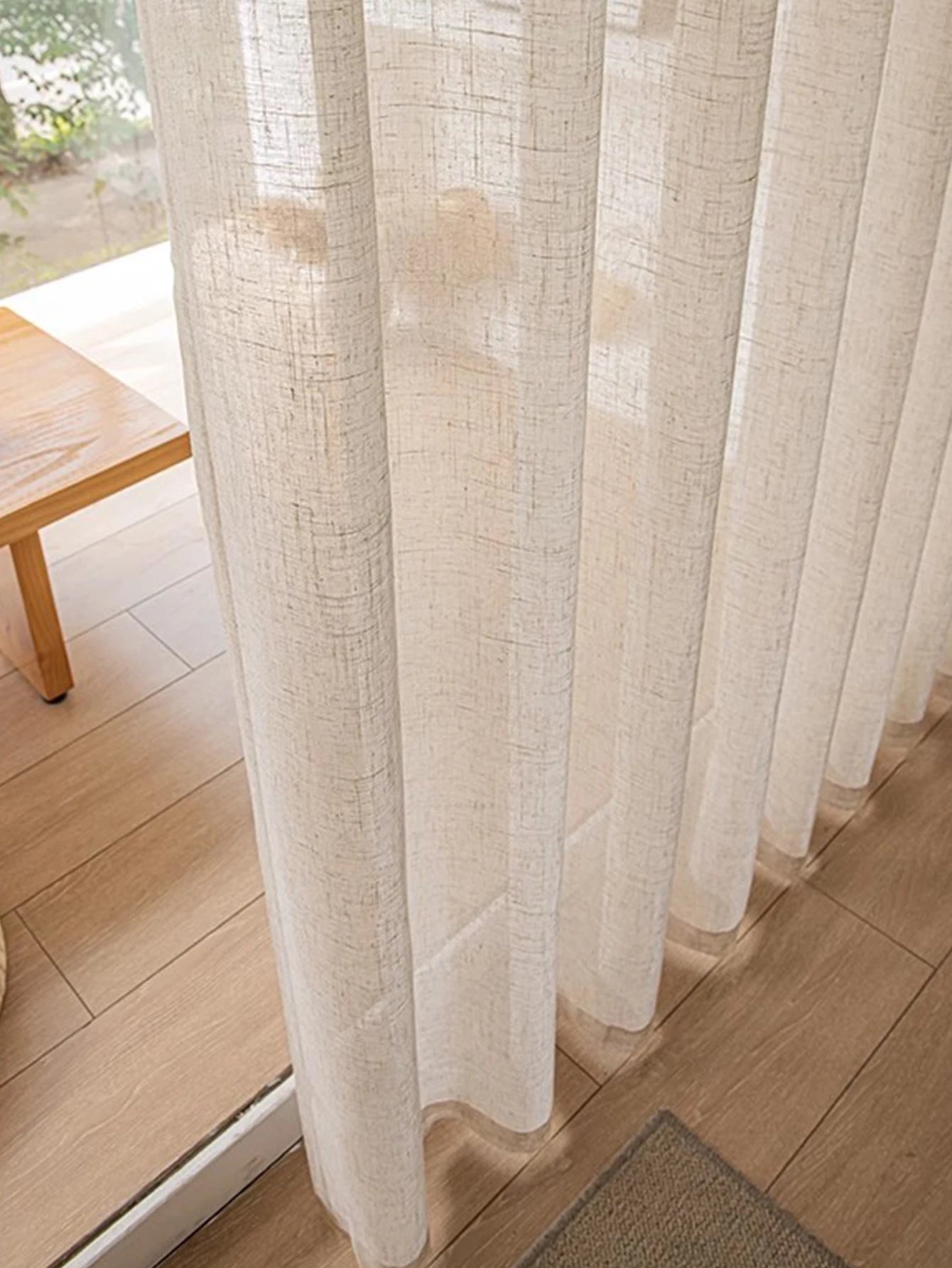 Rideaux lin naturel