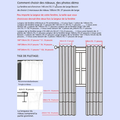 Rideau naturel bio